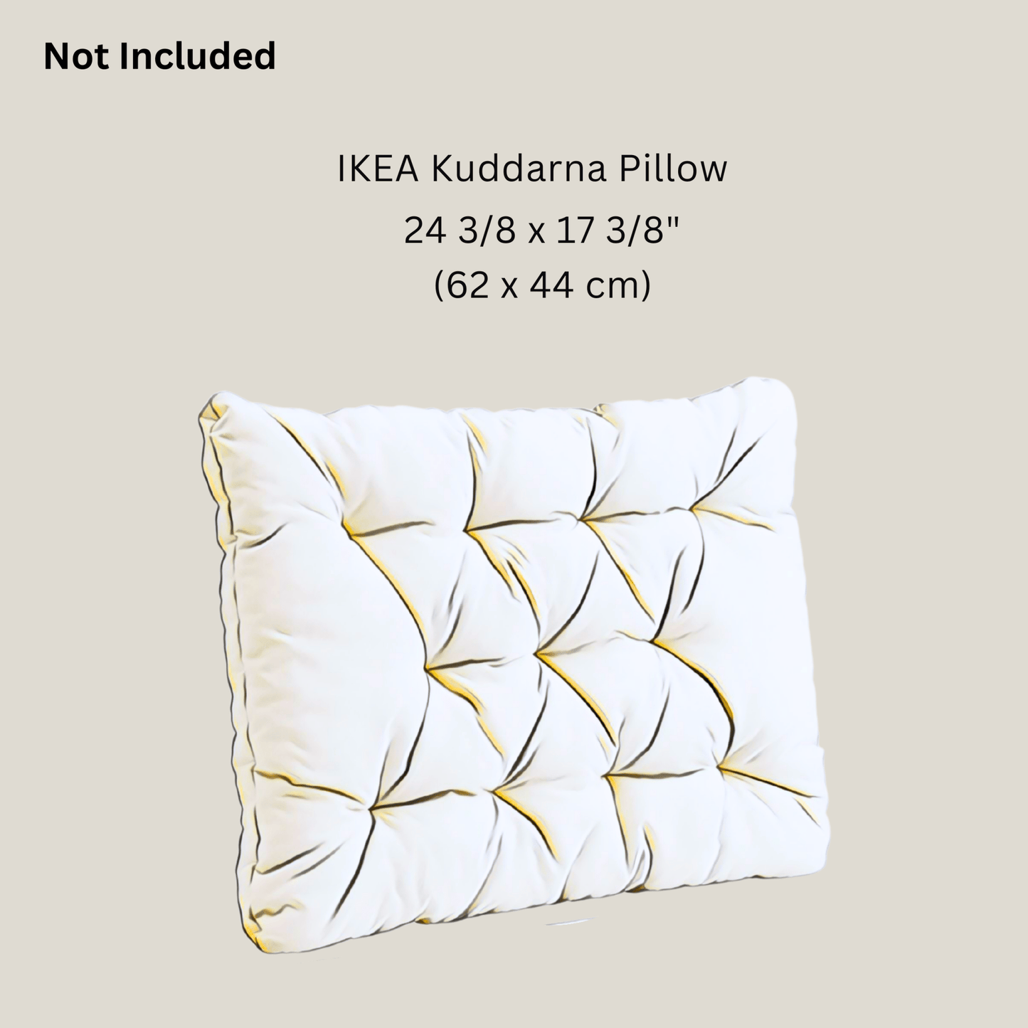 2 Pack Outdoor Pillow Covers | Black White Stripe | Compatible with IKEA Duvholmen and Kuddarna Cushions - themonogram manor 