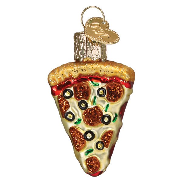 Mini Pizza Slice Ornament - themonogram manor 