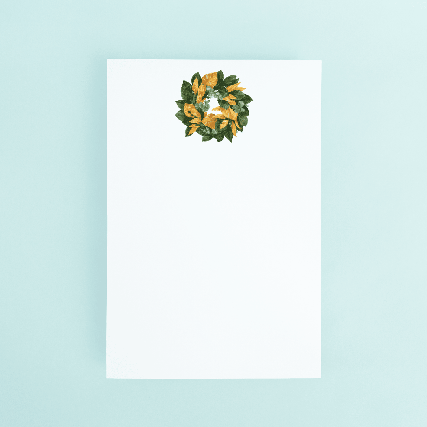 Golden Magnolia Wreath - themonogram manor 