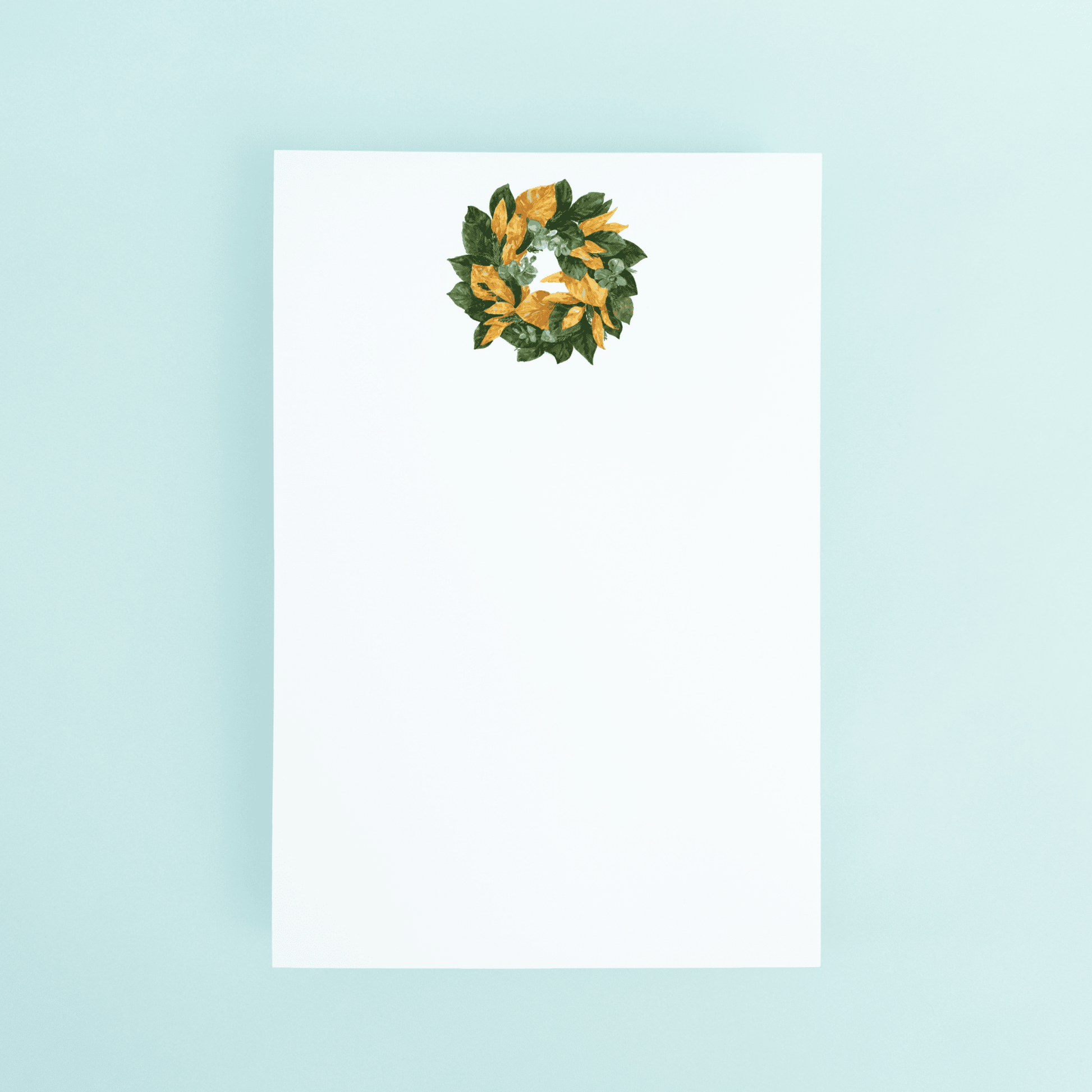 Golden Magnolia Wreath - themonogram manor 