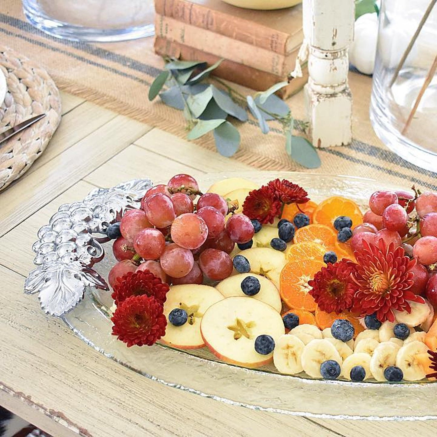 Grape Glass Platter - themonogram manor 
