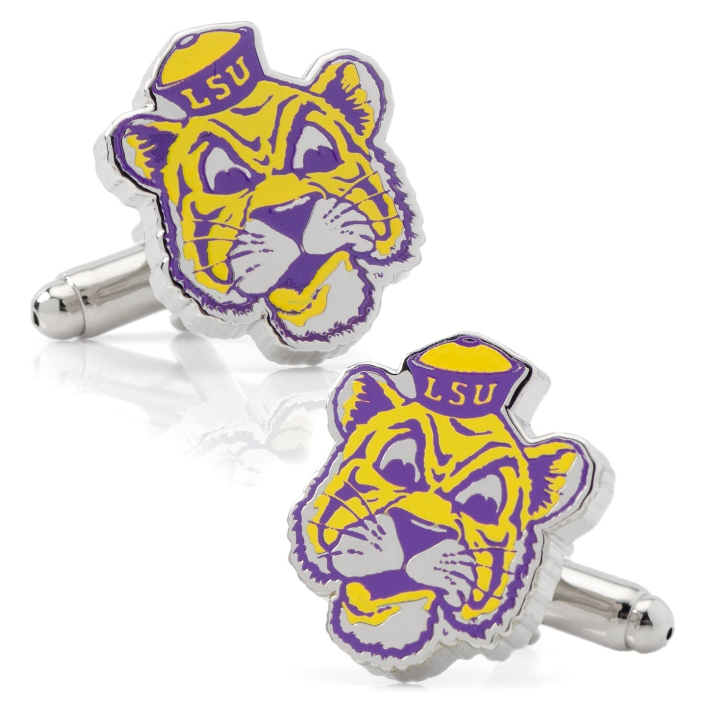 NCAA LSU Tigers Throwback Cufflinks - themonogram manor 
