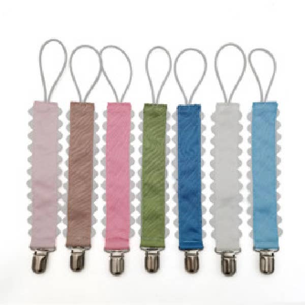 Pacifier Clip, Monogram-able Assorted Colors - themonogram manor 
