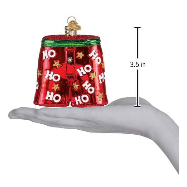 Holiday Boxer Shorts Ornament - themonogram manor 