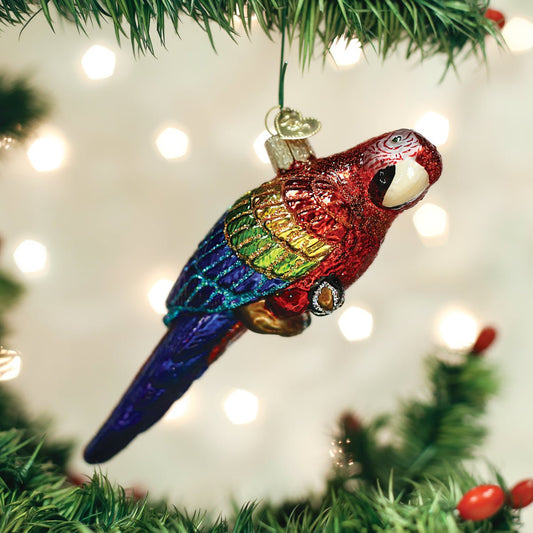 Tropical Parrot Ornament - themonogram manor 