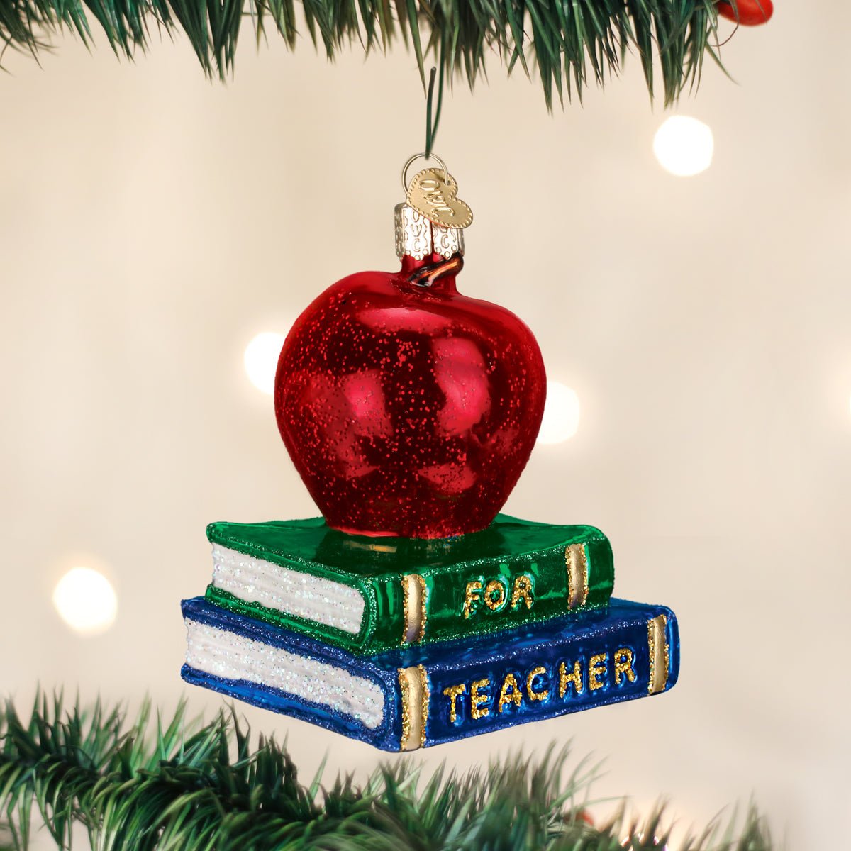 Teacher's Apple Ornament - themonogram manor 