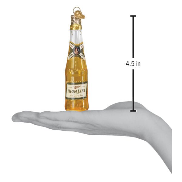 Miller High Life Bottle Ornament - themonogram manor 