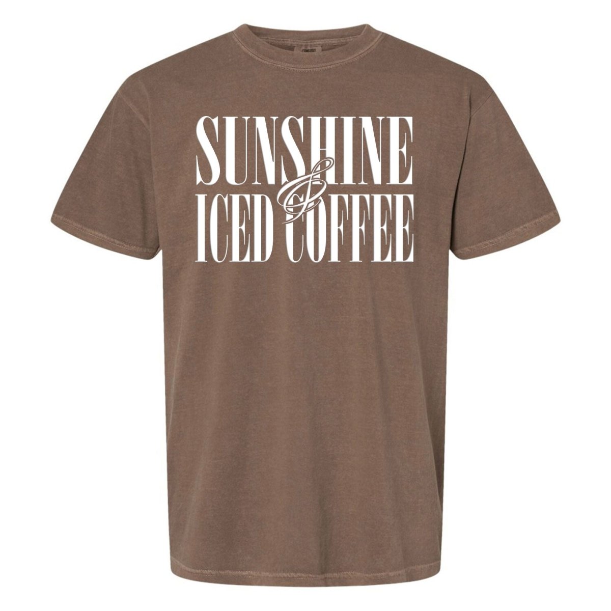 PUFF 'Sunshine & Iced Coffee' T-Shirt - themonogram manor 
