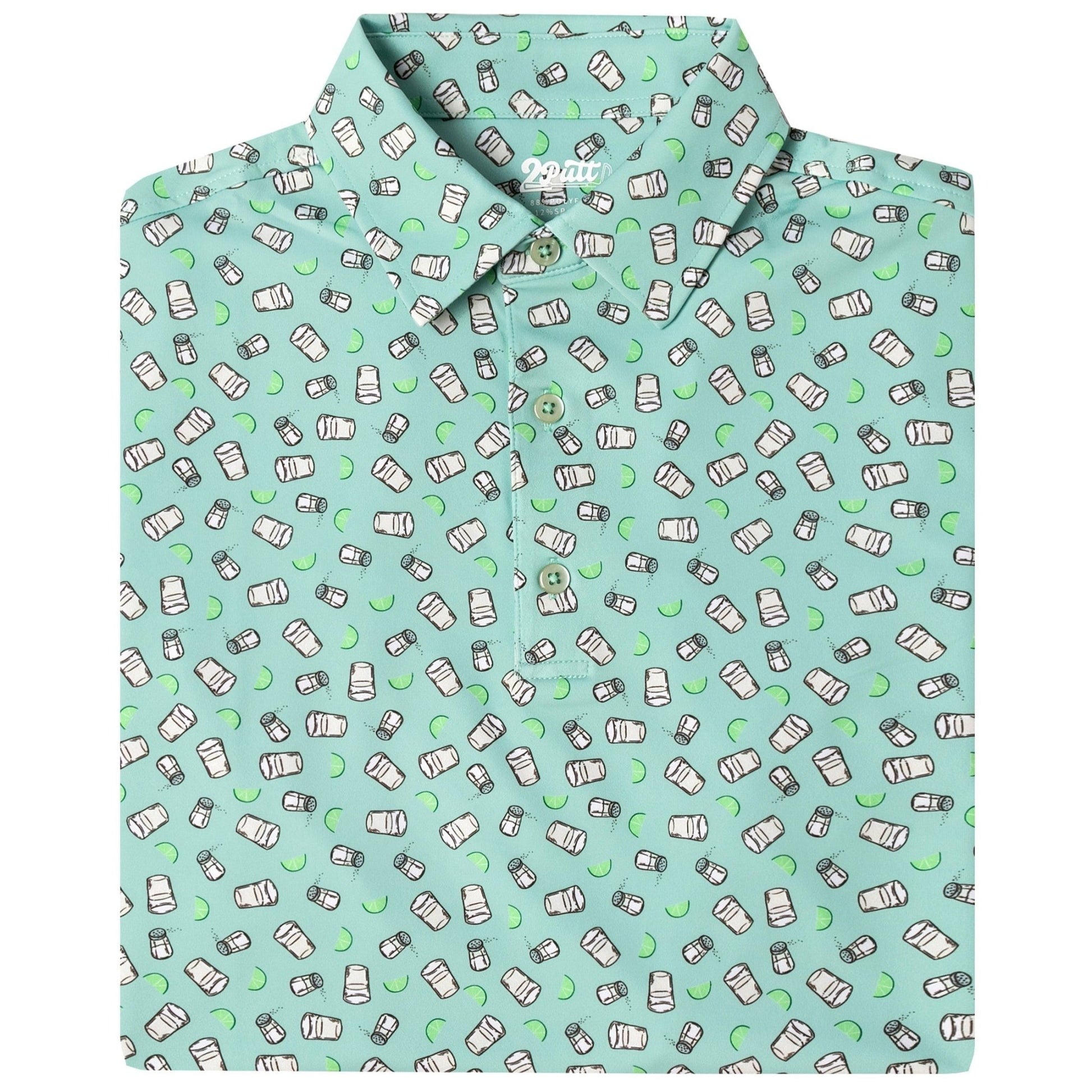 Tequila Shots Men's Polo - themonogram manor 