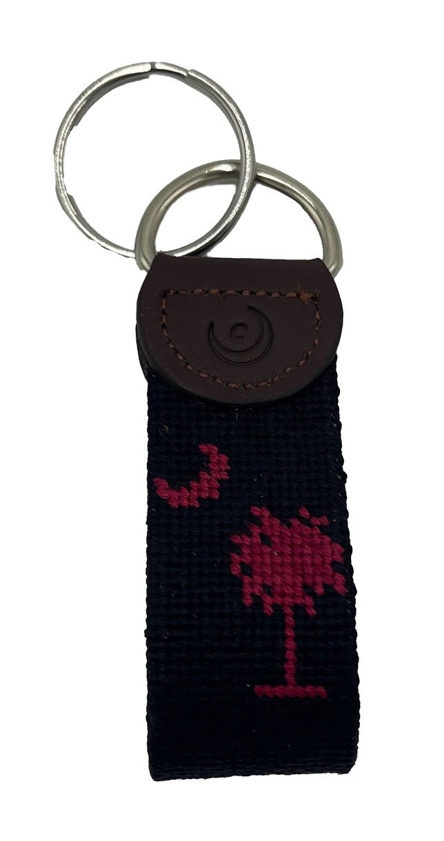 Key Fob - Palmetto Moon Garnet Black Combo - themonogram manor 