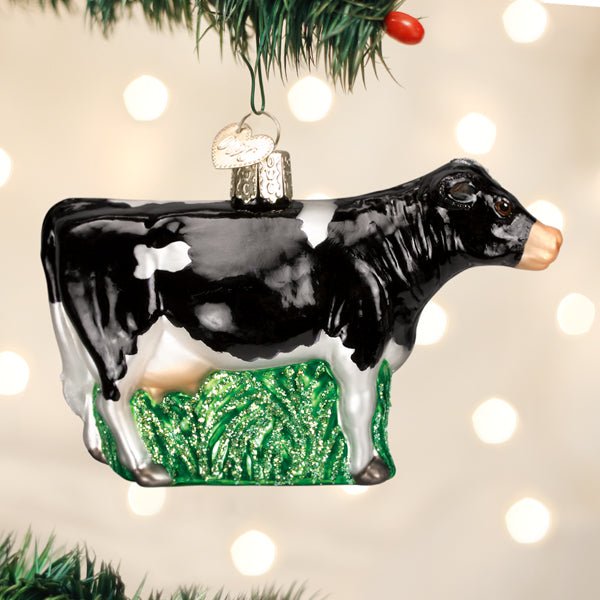 Black Dairy Cow Ornament - themonogram manor 