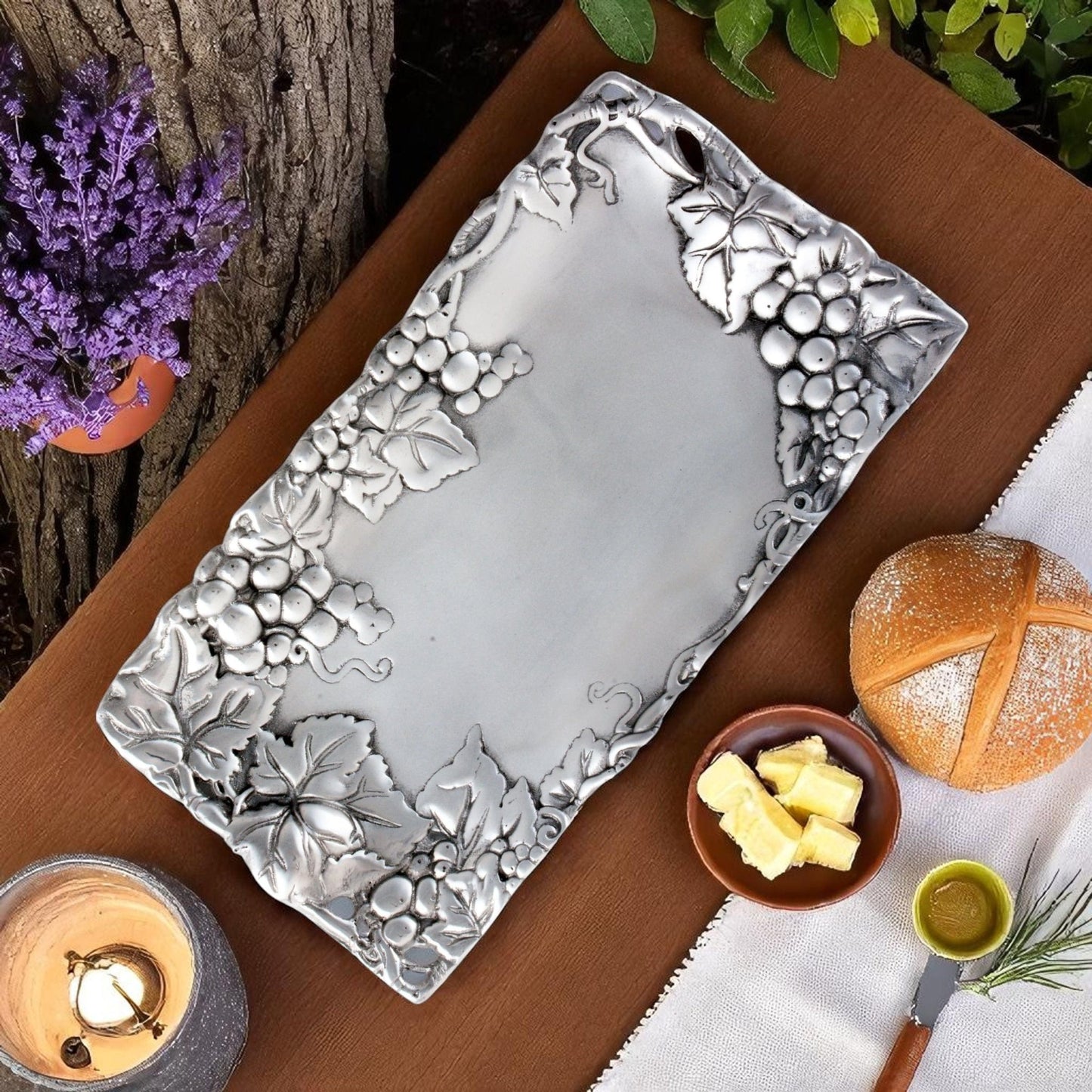 Grape Bread Tray 6x12 - themonogram manor 