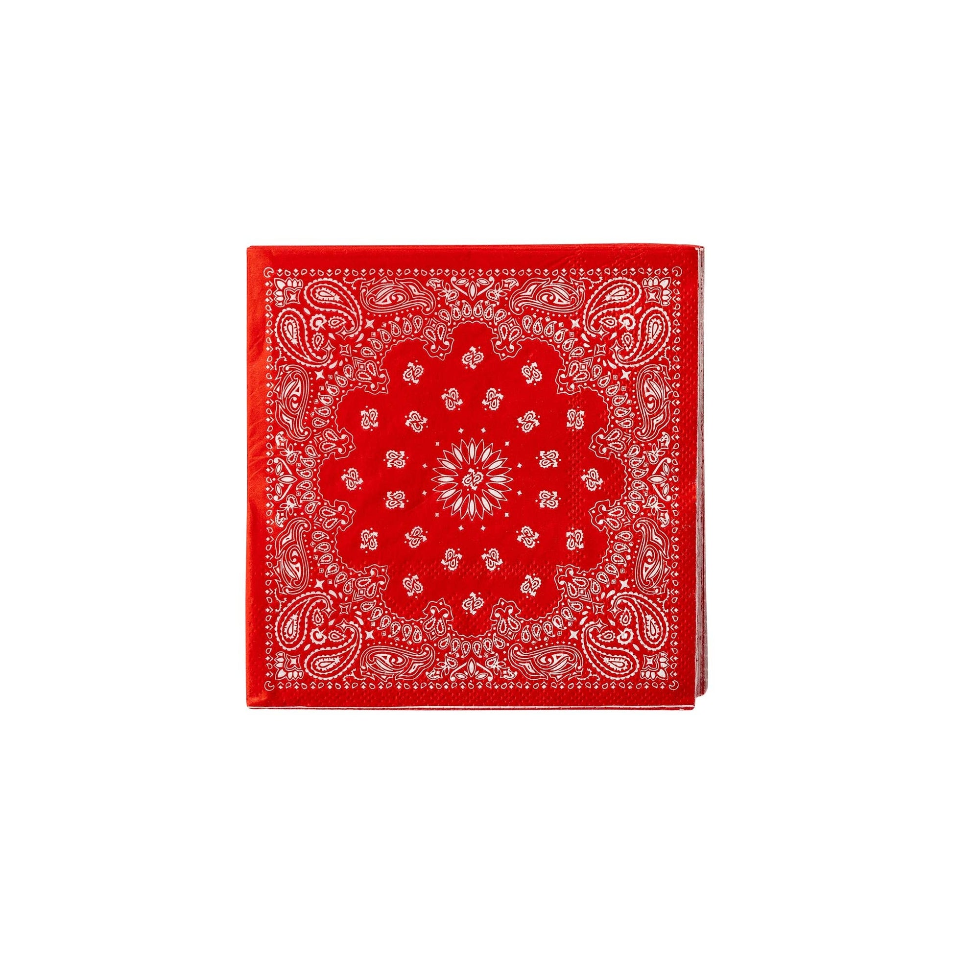 PLTS368T - MME - Bandana Cocktail Napkin Set - themonogram manor 