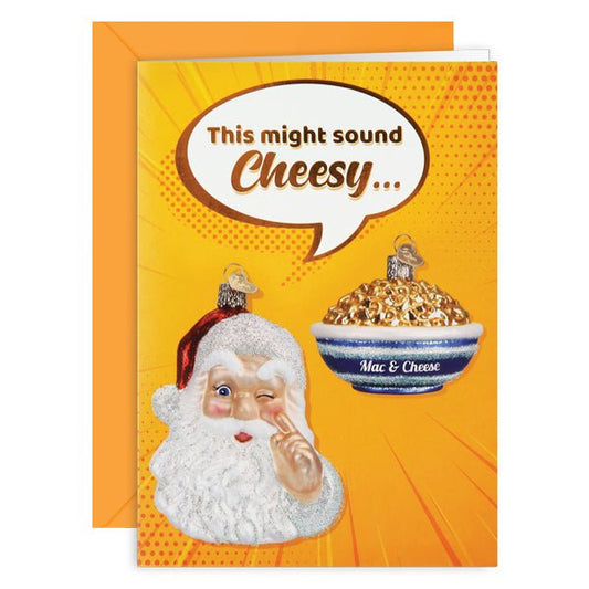 Cheesy Christmas Christmas Card - #themonogram manor #