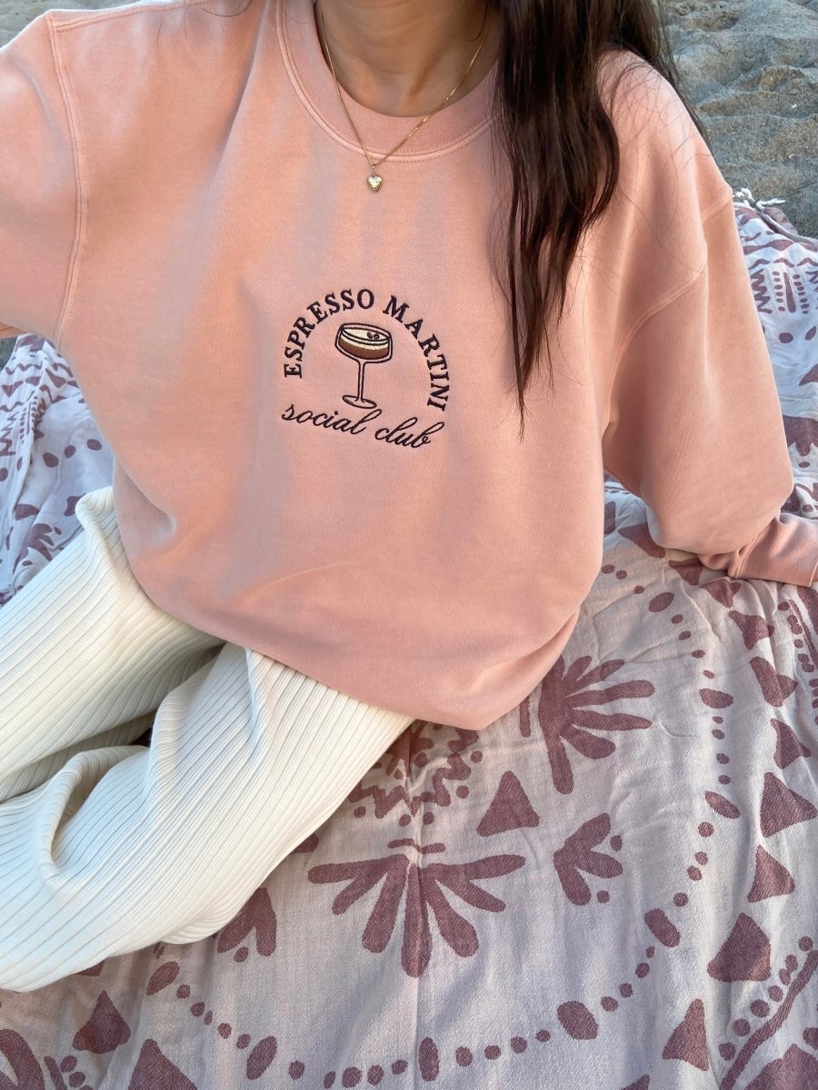 'Espresso Martini Social Club' Cozy Crew - themonogram manor 
