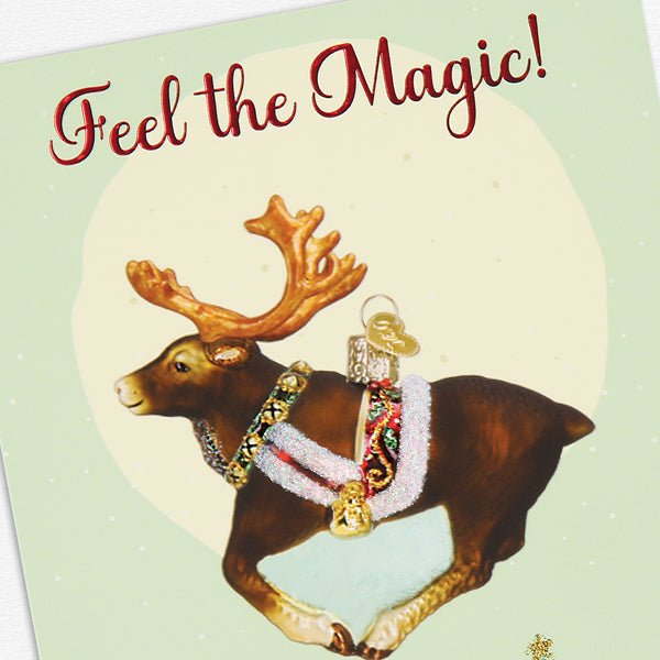 Reindeer Christmas Card - themonogram manor 