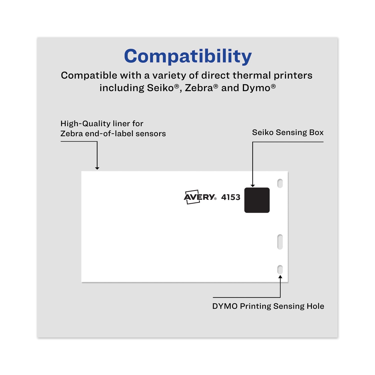 Avery Multipurpose Thermal Labels, 2.13 x 4, White, 140/Roll - themonogram manor 