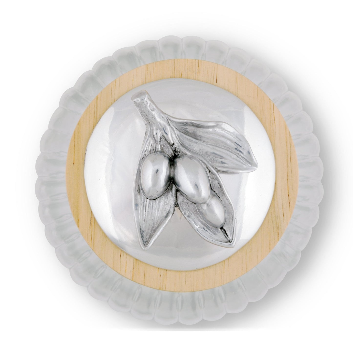 Olive Knob Glass Canisters - themonogram manor 