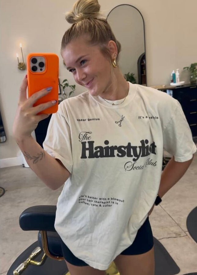 'Hairstylist Social Club' T-Shirt - themonogram manor 