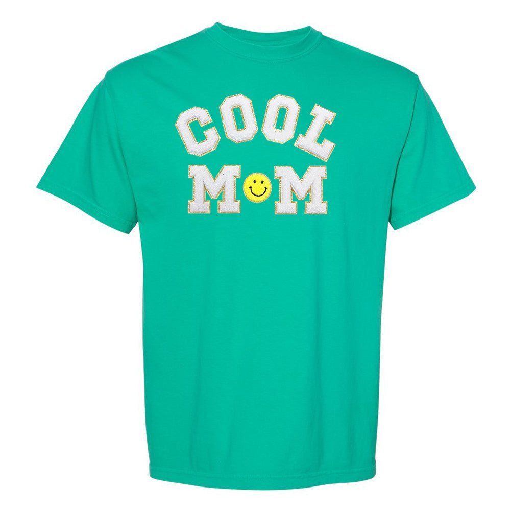 Cool Mom Letter Patch T-Shirt - themonogram manor 