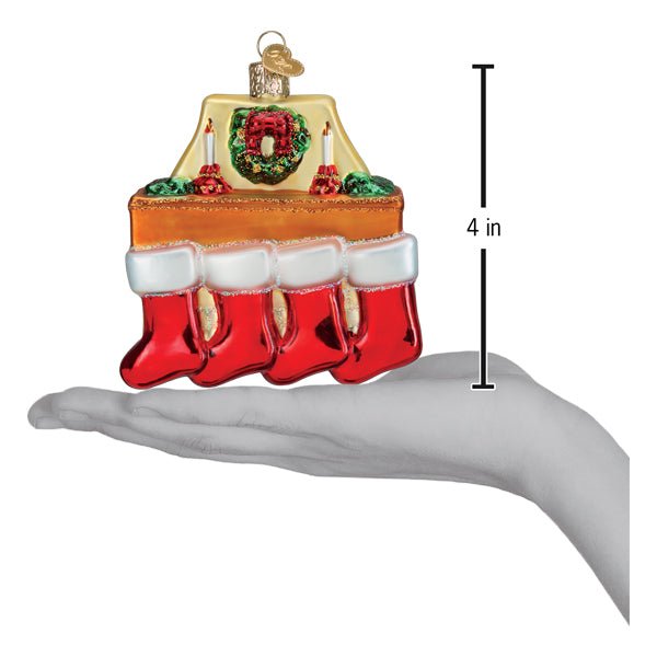 Family Of 4 Stockings Ornament - themonogram manor 