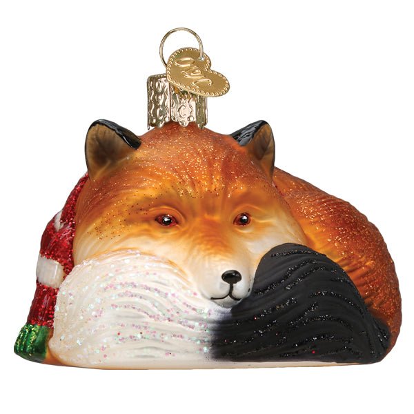 Cozy Fox Ornament - #themonogram manor #