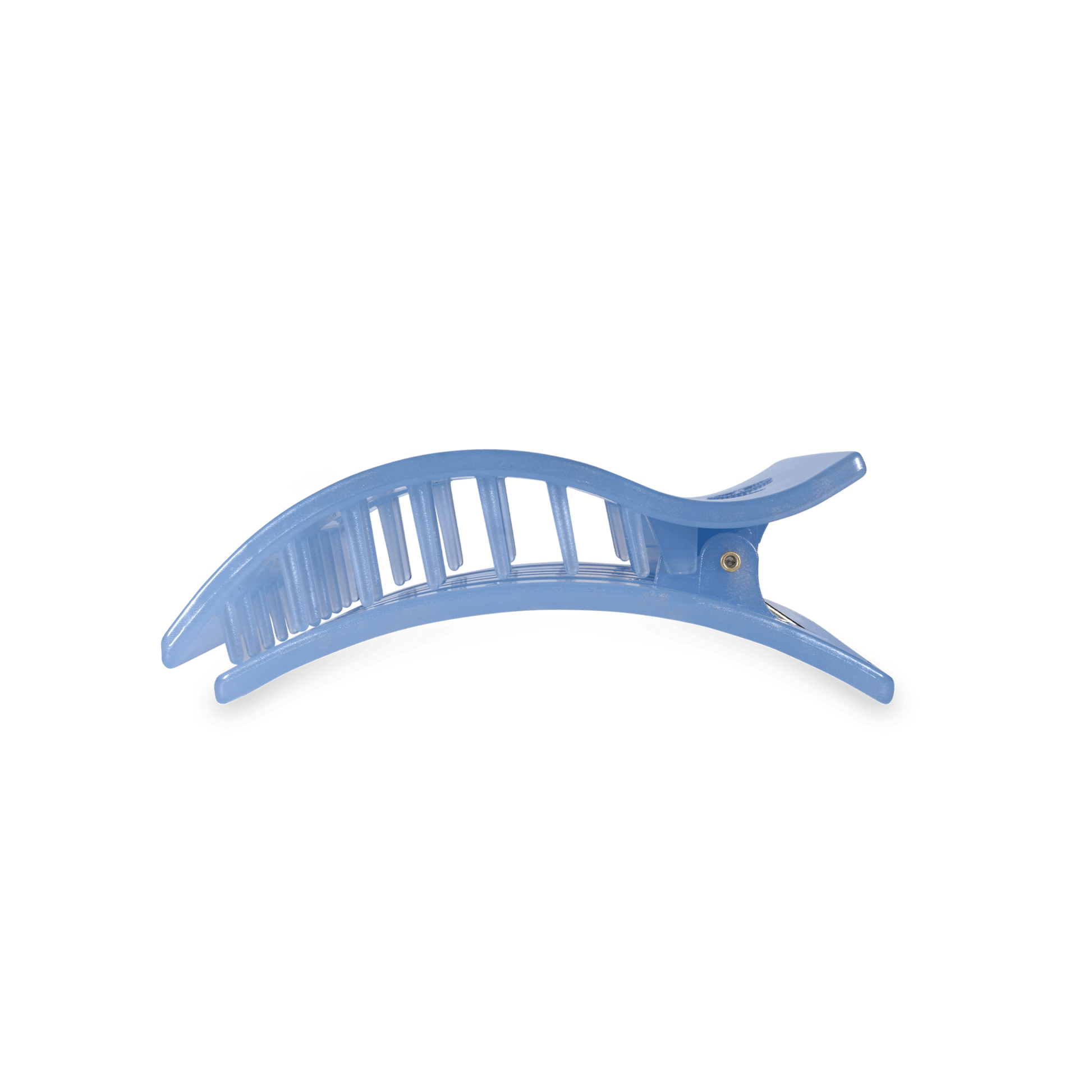 Blue Lagoon Medium Flat Rectangle Hair Clip - themonogram manor 