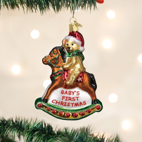 Rocking Horse Teddy - #themonogram manor #