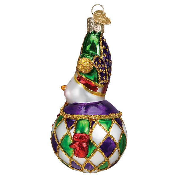 Harlequin Snowman - #themonogram manor #