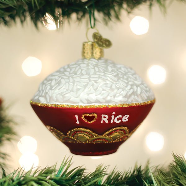 Bowl Of Rice Ornament - themonogram manor 