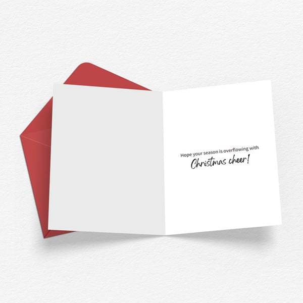 Jingle On Christmas Card - themonogram manor 