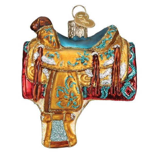 Western Saddle Ornament - themonogram manor 