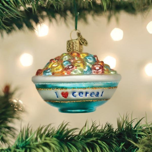 Bowl Of Cereal Ornament - themonogram manor 