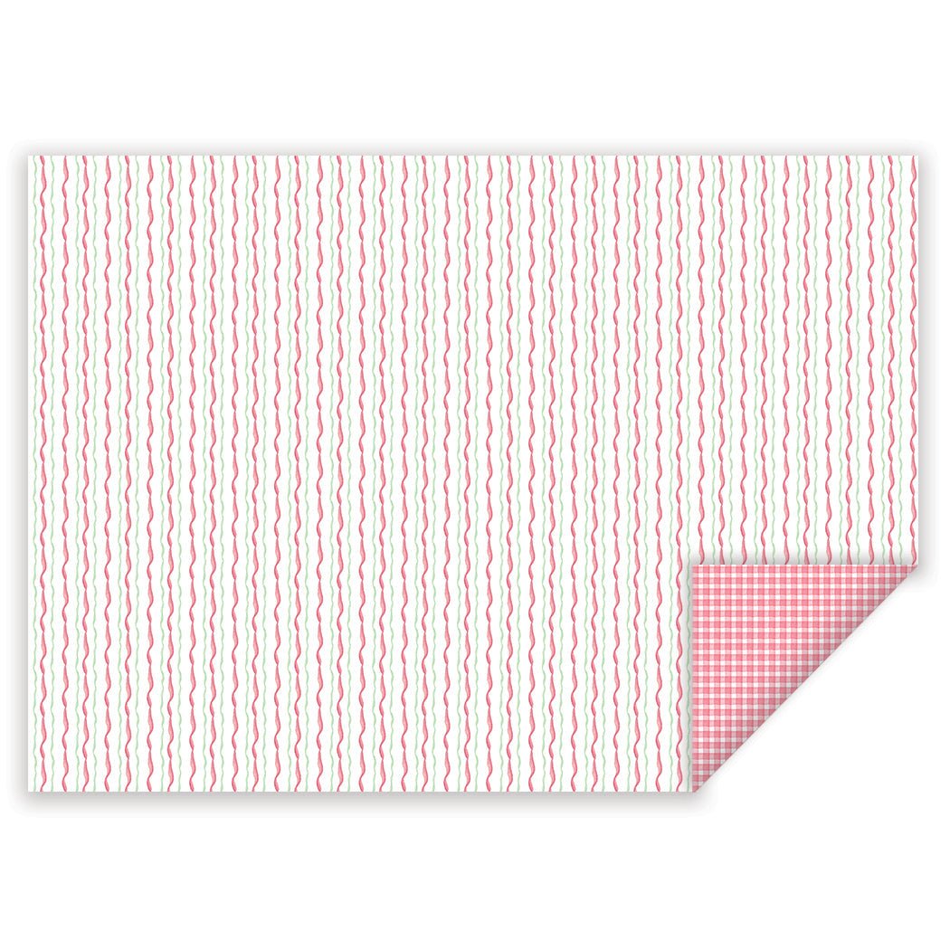 christmas ribbon wrapping paper - themonogram manor 