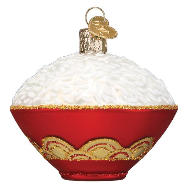 Bowl Of Rice Ornament - themonogram manor 