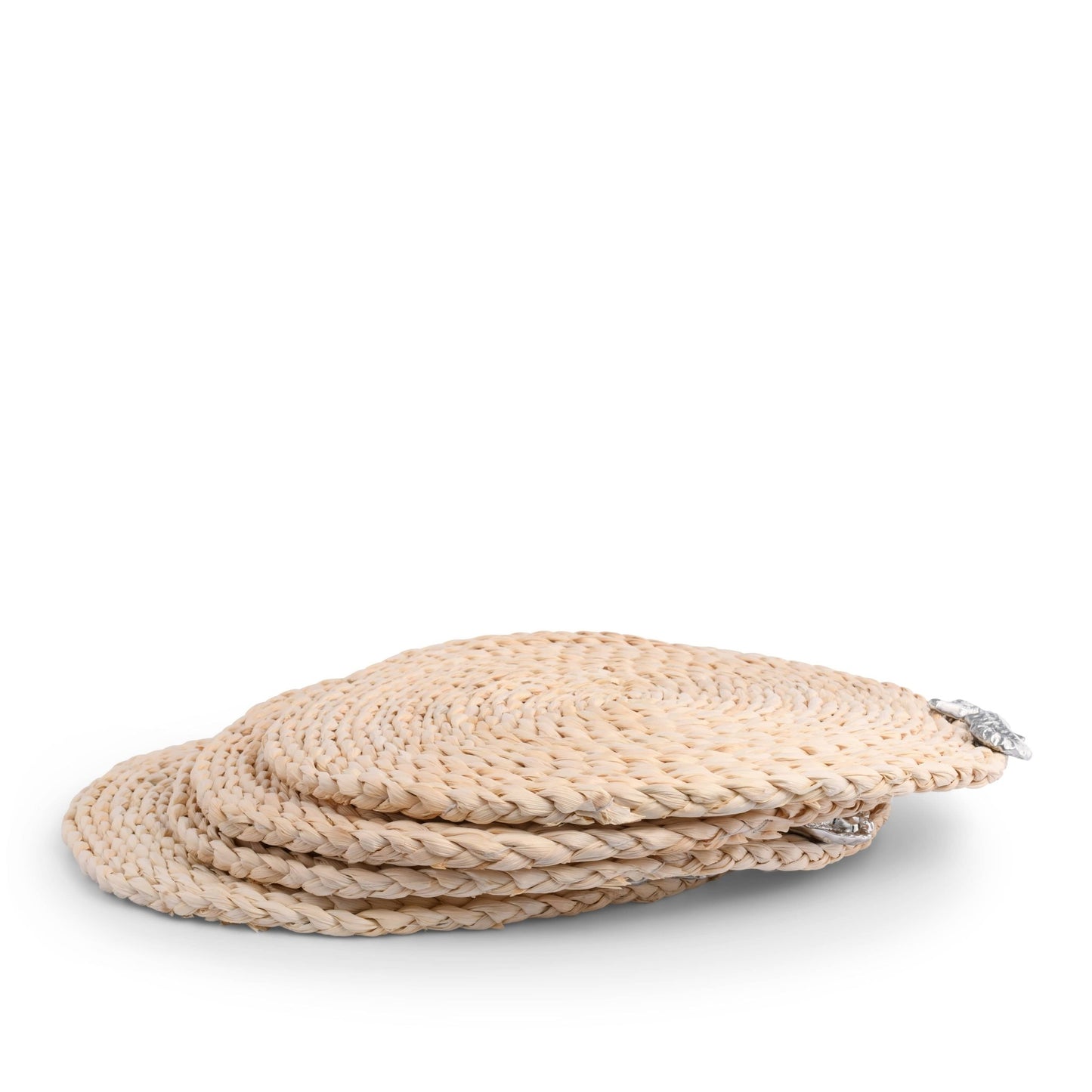 Sea Shell Twisted Seagrass Placemats - set of 4 - themonogram manor 