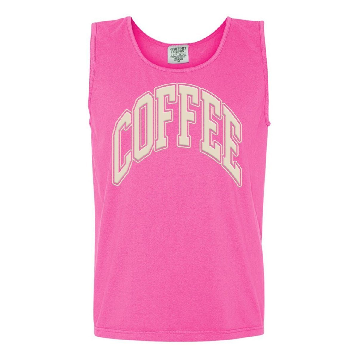 'Coffee' PUFF Tank Top - themonogram manor 