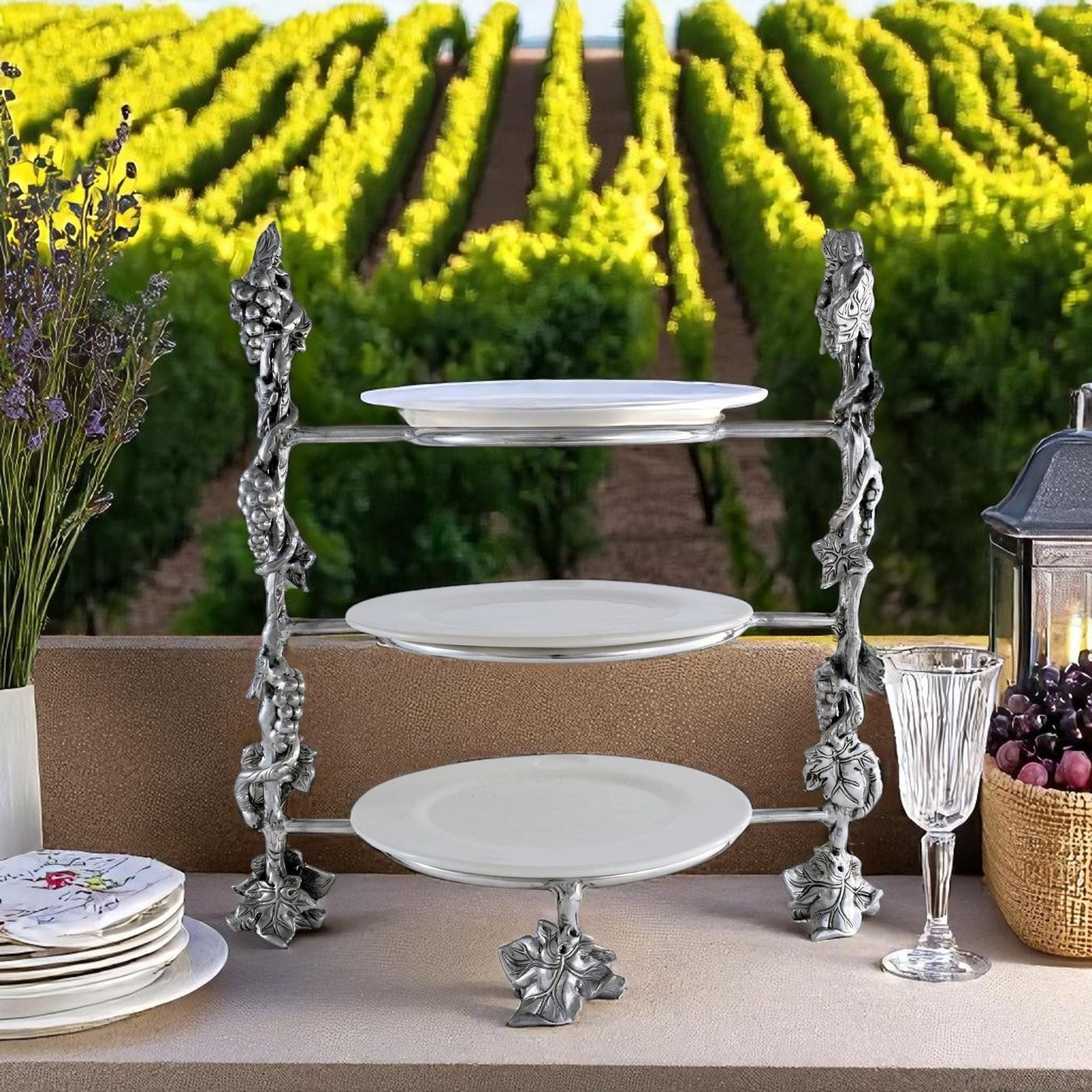 Grape Dinner Plate Caddy - themonogram manor 