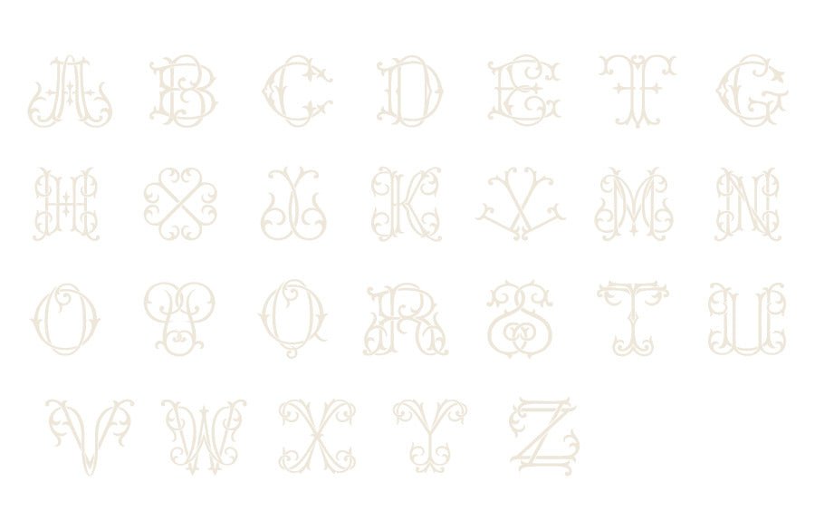 christmas initial holiday stickers - themonogram manor 