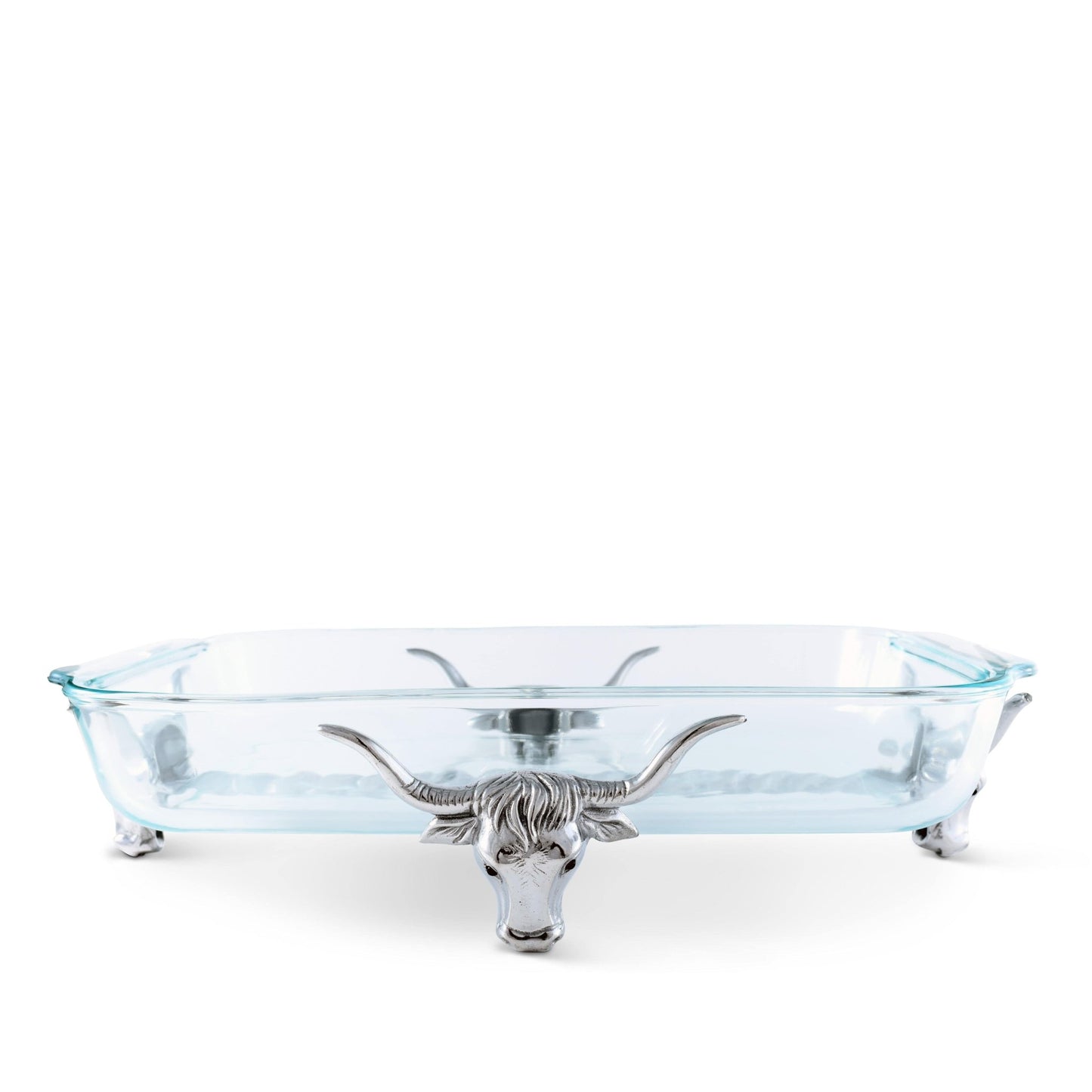 Long Horn Steer Pyrex Holder 3qt - themonogram manor 