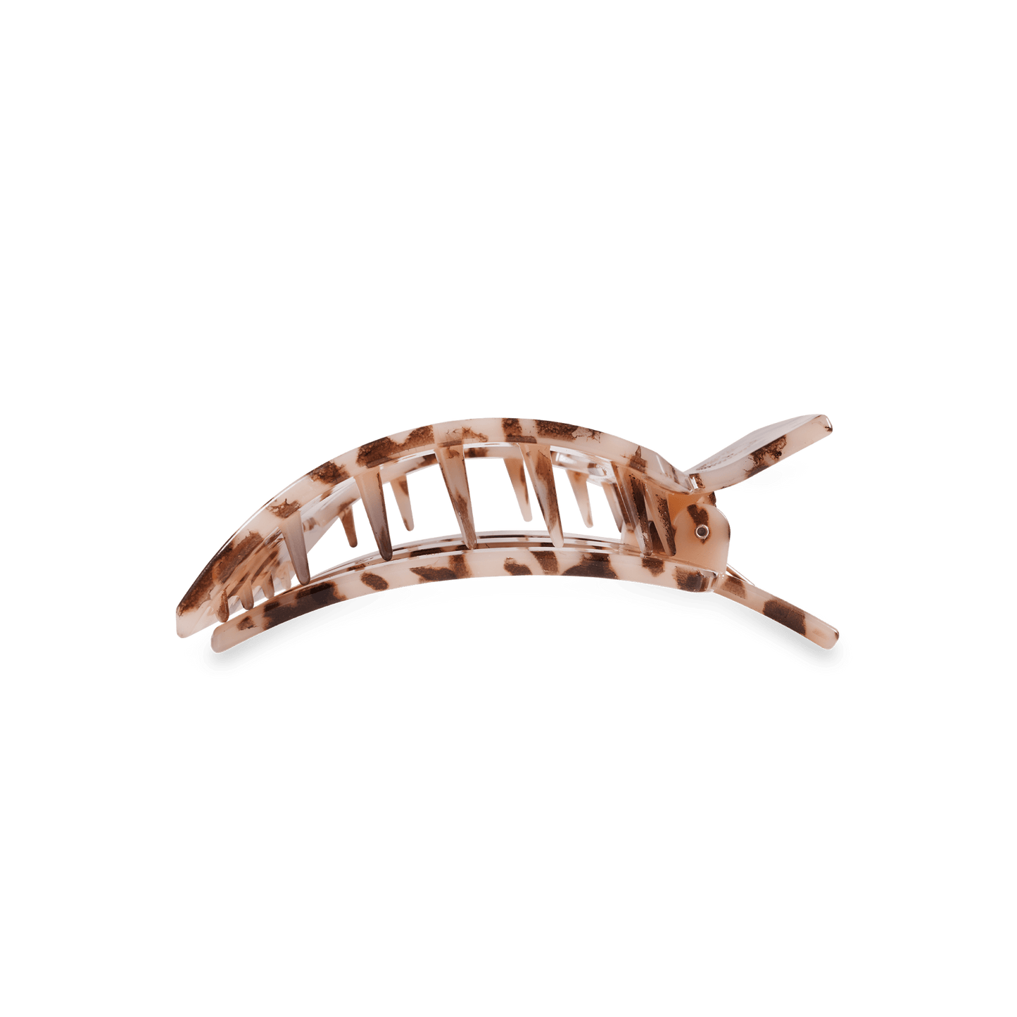 Blonde Tortoise Medium Flat Square Hair Clip - themonogram manor 