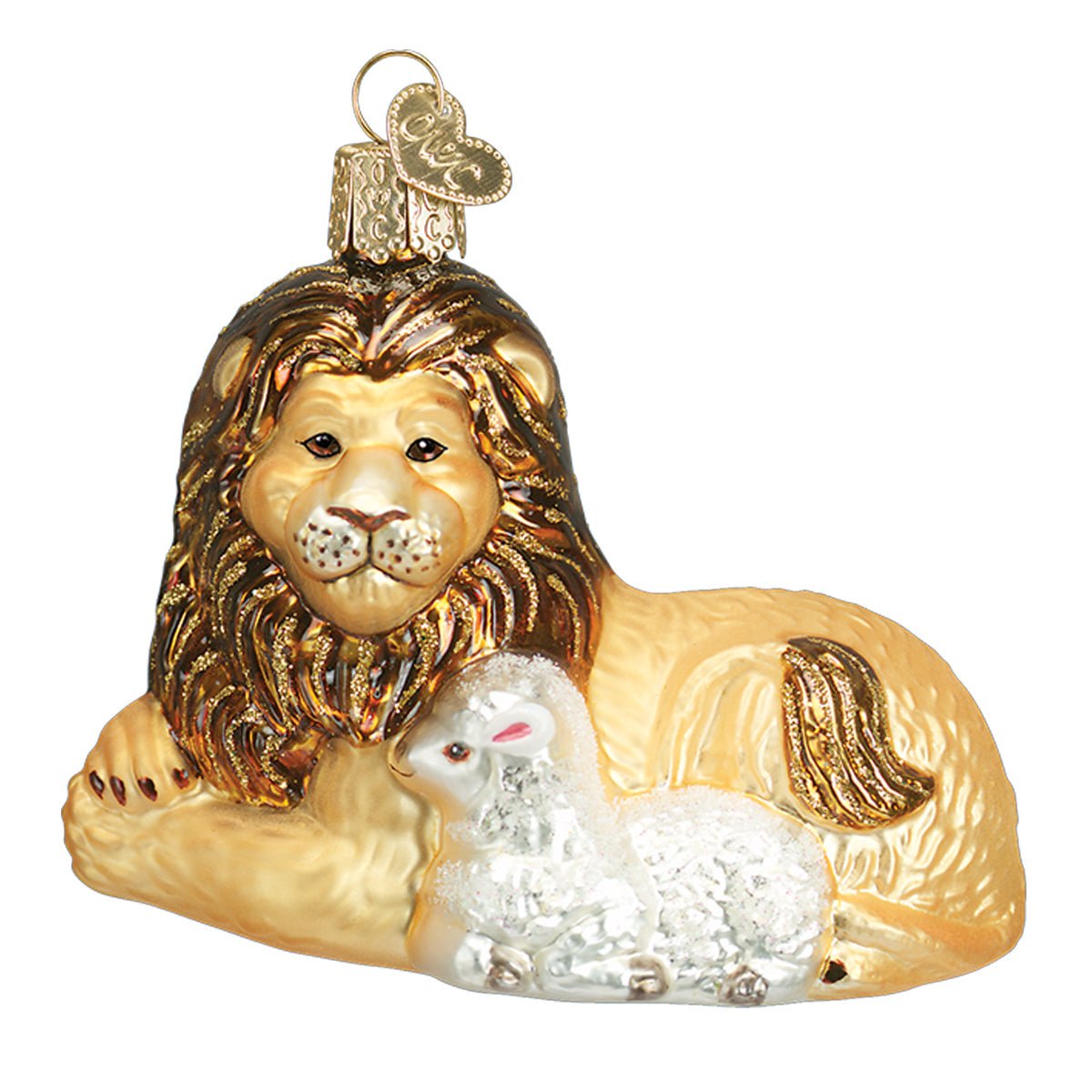 Lion And Lamb Ornament - themonogram manor 