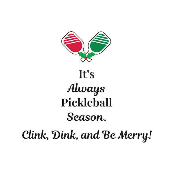 Pickleball Christmas Card - themonogram manor 