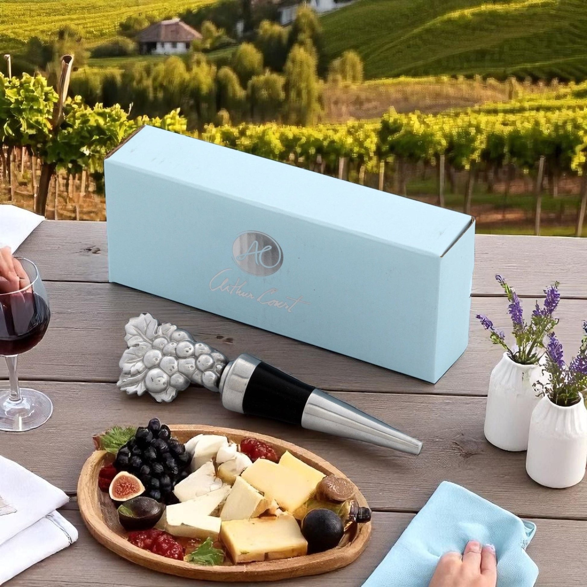 Grape Bottle Stopper - themonogram manor 