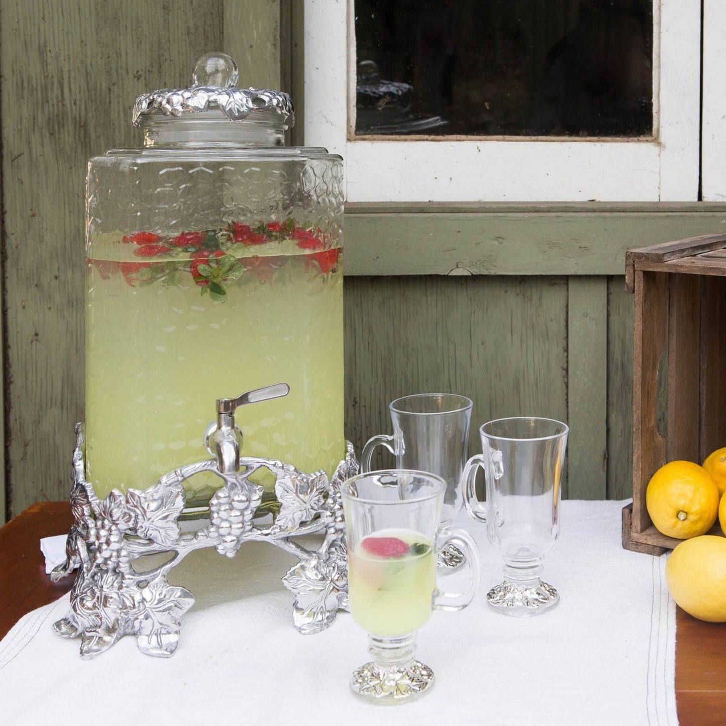 Elevated Grape Beverage Server - themonogram manor 