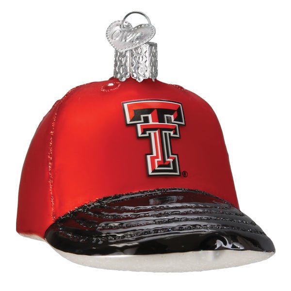 Texas Tech Baseball Cap Ornament - themonogram manor 