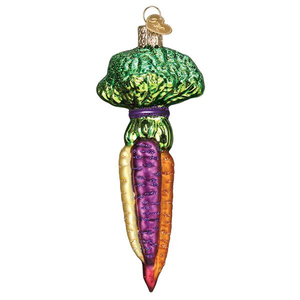 Rainbow Carrots Ornament - themonogram manor 