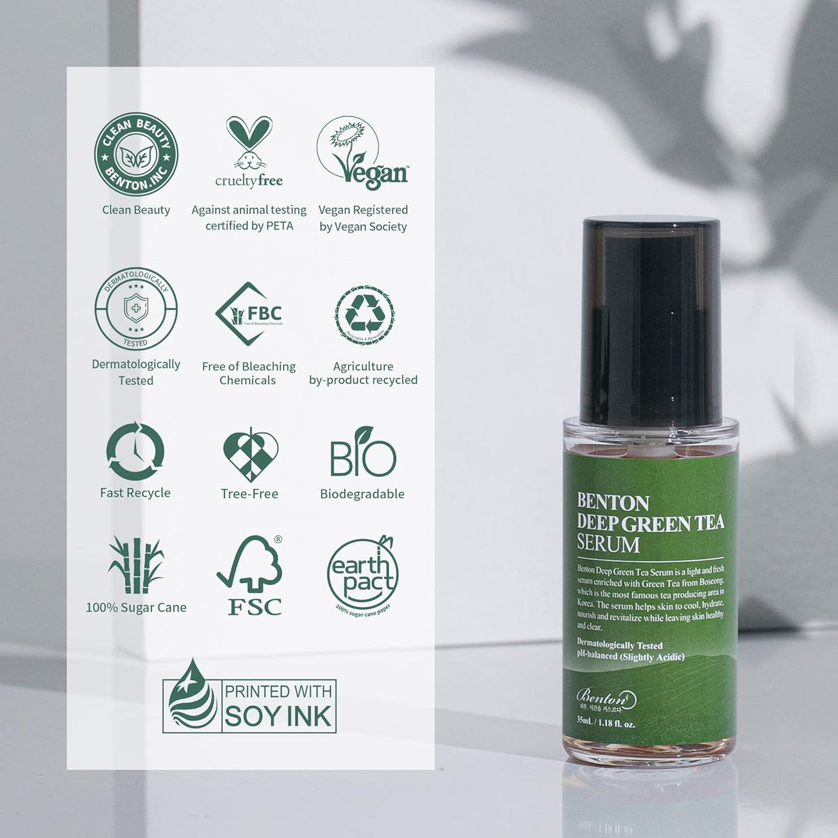 Deep Green Tea Serum 30Ml (1.01 Fl.Oz.)_New - Nourishing & Hydrating Facial Serum for Oily and Sensitive Skin, Skin Soothing - themonogram manor 