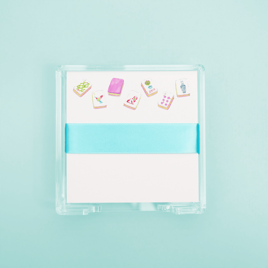 Large Mahjong Tiles Desk Set - themonogram manor 
