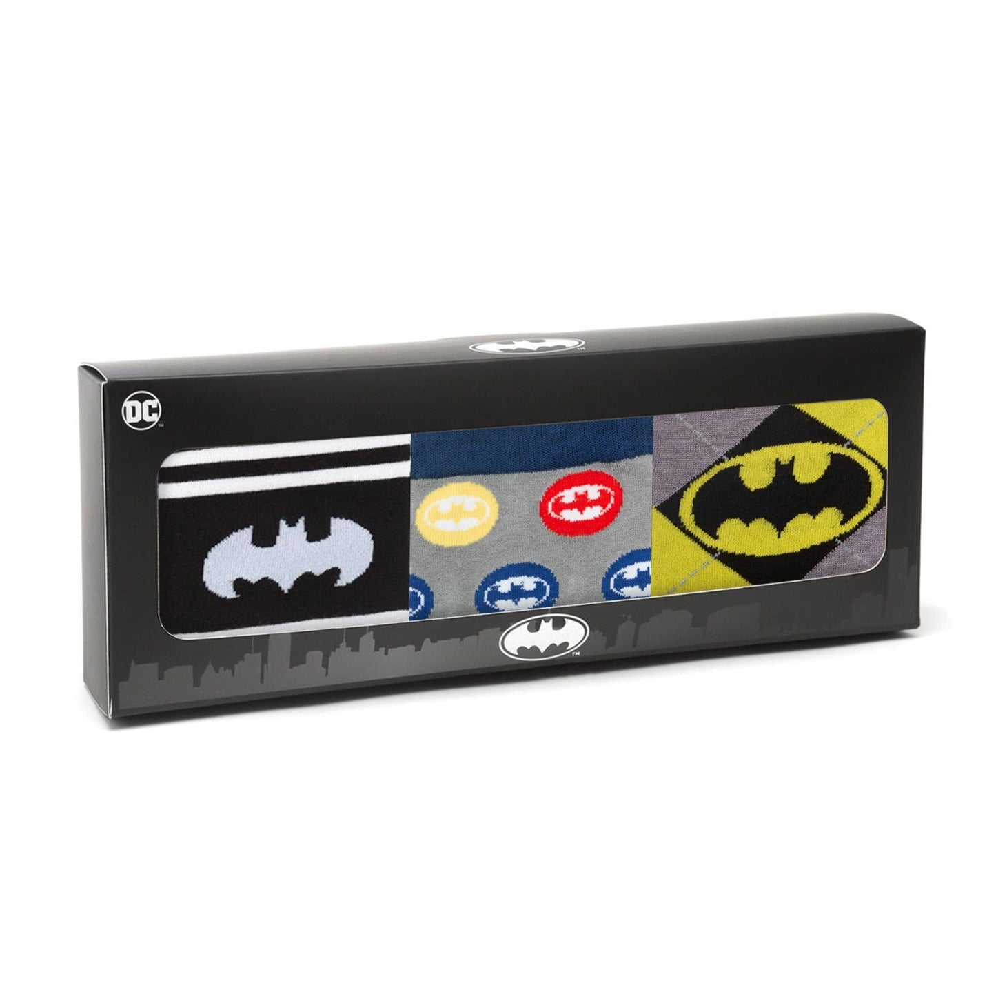 DC Batman 3 Pack Sock Gift Set - themonogram manor 